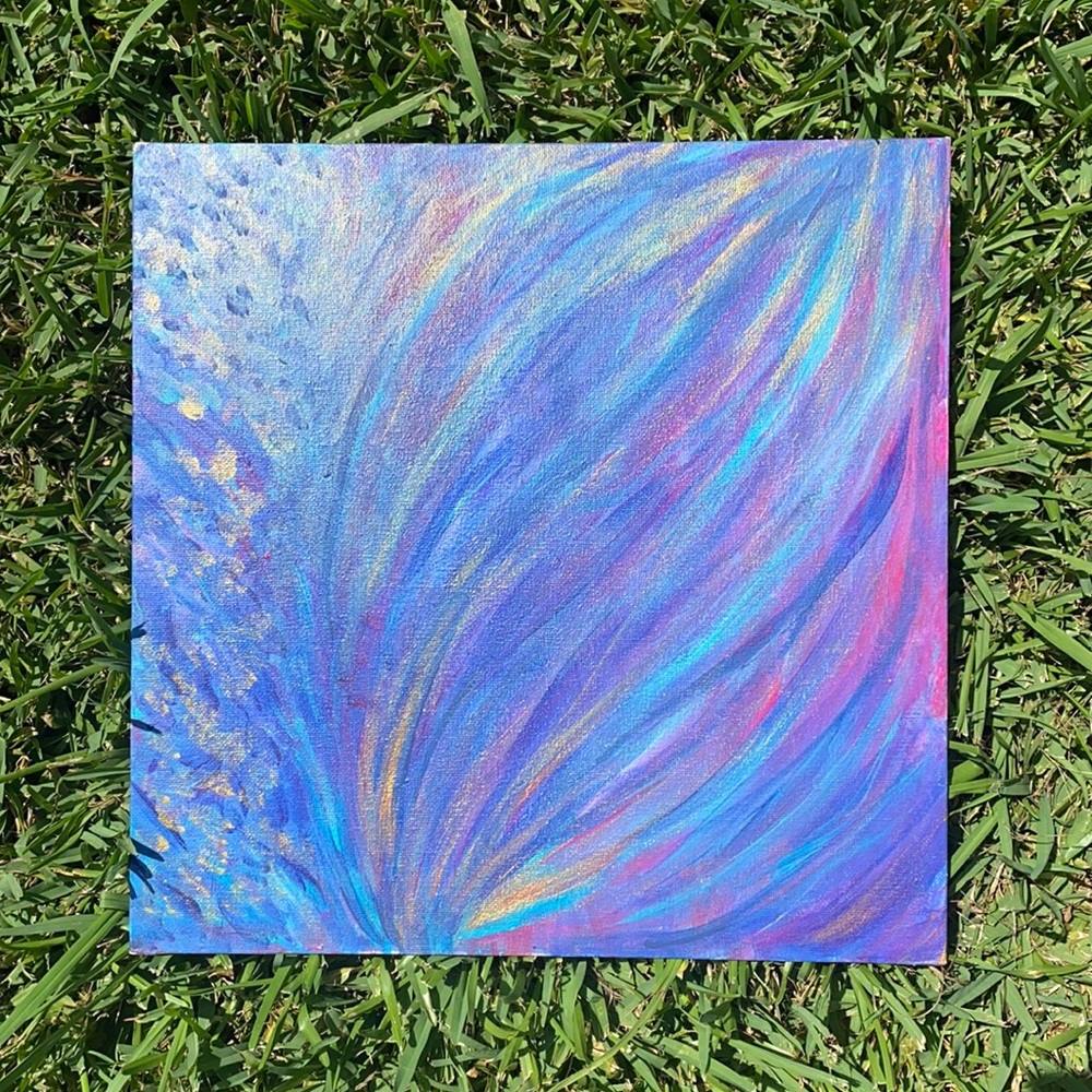 Original artwork “Golden Peacock”